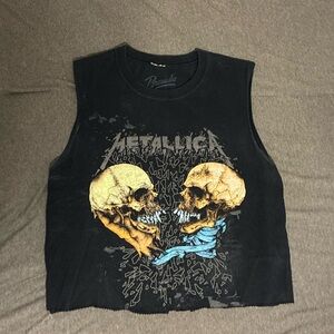 Metallica Tank top cutoff women’s - size S